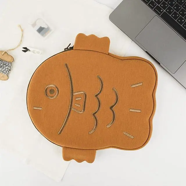 Alt view image 4 of 4 - Taiyaki 13 Inch Laptop & Tablet Sleeve - Cute Travel Case, Protective for Women Girls