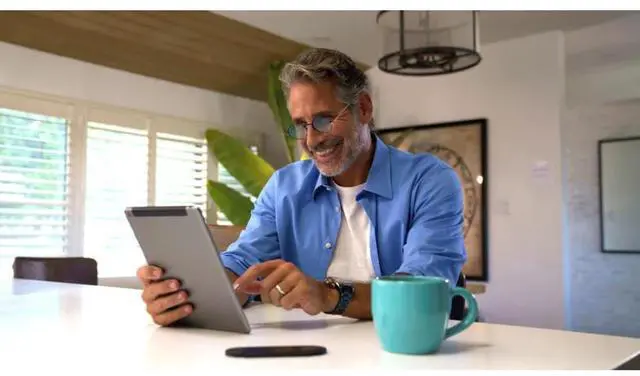 Alt view image 5 of 5 - Always With You ThinOptics Blue Light Blocking Reading Glasses for Computers & Screens - Ultra Lightweight and Durable - Round Black 2.5x