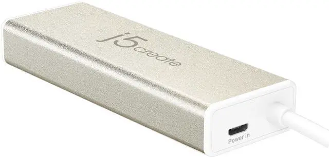 Alt view image 2 of 5 - j5create USB 3.1 Type C to 3 USB 3.0 Hub with 4K HDMI Port (JCH451)
