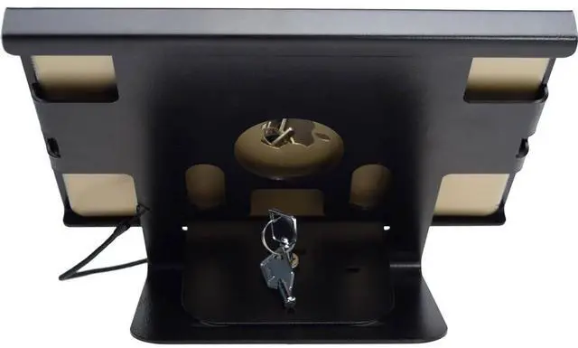 Alt view image 4 of 5 - CTA Digital PAD-DSCK Dual Security Compact Kiosk for iPad (2017), iPad Air, and iPad Pro 9.7, iPad (gen. 2-4)