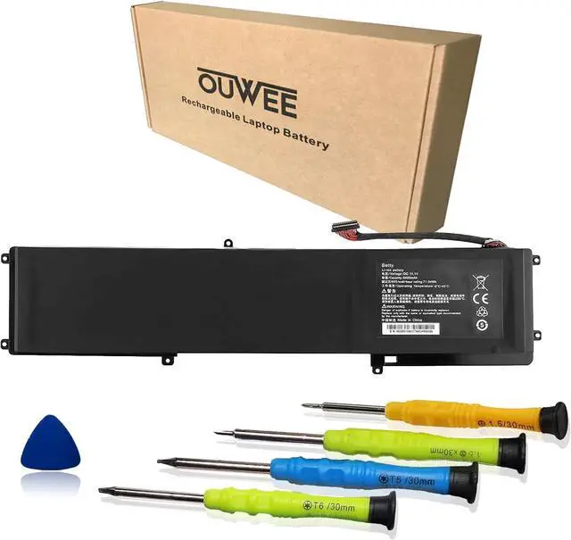 Main image of OUWEE Betty Laptop Battery Compatible with Razer Blade 14" 2013 2014 2015 RZ09-0102 RZ09-0116 RZ09-0130 RZ09-01021101-R3U1 RZ09-01161E30 RZ09-01161E31 RZ09-01301E20 Series 11.1V 71.04wh 6400mAh
