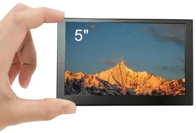 Alt view image 2 of 5 - LESOWN 5 inch IPS Small Hdmi Monitor VESA Metal Shell 800x480 mini LCD Screen Portable Display Monitor