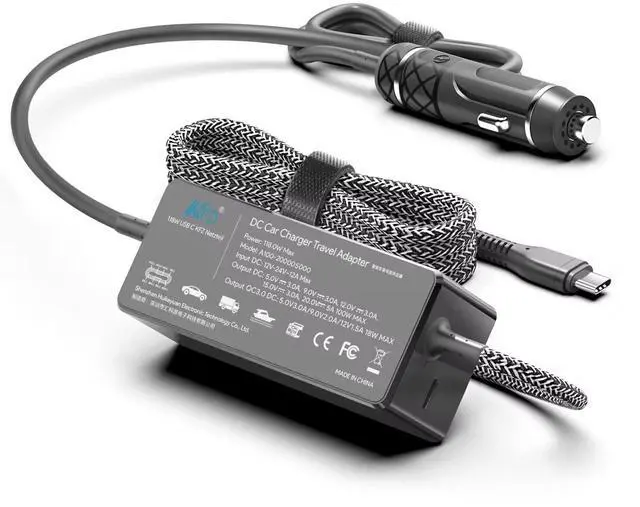 Main image of KFD PD118W 100W 90W USB-C Laptop Car Charger DC Adapter Power Supply for DJI Mavic MacBook Pro Air M4 LG Gram Razer MSI Dell HP Lenovo Acer Samsung Asus Rog Ally Surface Laptop Tablet Phone Speaker