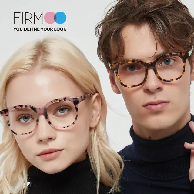 Alt view image 3 of 5 - Firmoo Oversized Blue Light Blocking Reading Glasses 1.5, Tortoise Pattern Vintage Computer Readers Glasses for Women/Men