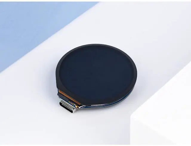 Alt view image 3 of 5 - Coolwell RP2040 Microcontroller Development Board with 1.28inch Round Touch LCD Display Tiny Size Accelerometer and Gyroscope Sensor USB Type-C Port 6-axis Sensor