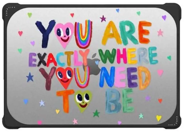 Alt view image 2 of 4 - CASETiFY Bounce MacBook Pro 16-inch (M3/M4) Case [Enhanced Protective Corner Design/Ventilation Cutouts/Anti-Slip Grip] - You are Exactly Where You Need to Be - Clear Black