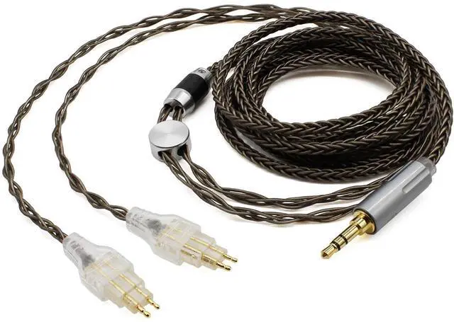 Alt view image 2 of 5 - Youkamoo 8 Core Silver Plated Replacement Upgrade Cable Compatible for Sennheiser HD650, HD600, HD660S, HD660S2, HD580, HD58X, Massdrop HD6XX Headphones Upgrade Cable, 3.5mm