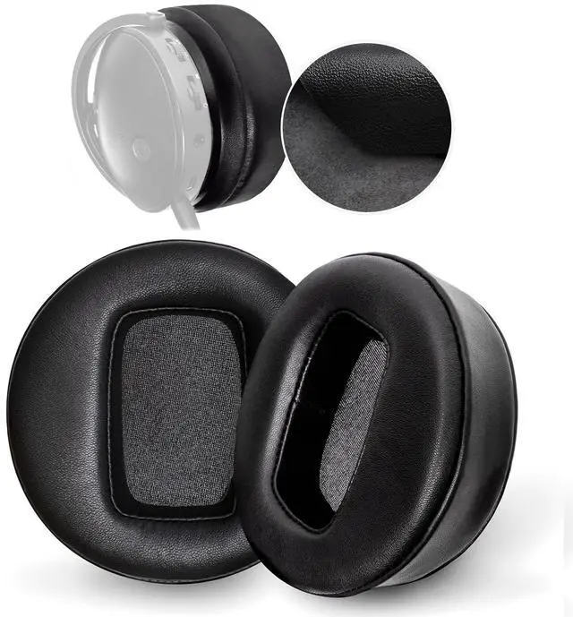 Main image of Voarmaks Maxwell Ear Pads - Extra Large Thick Lambskin Earpads Compatible with Audeze Maxwell Headphones Thick Filling Memory Foam Replacement Cushion Plus 2 Mic Covers