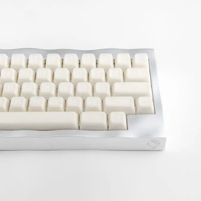 Alt view image 3 of 5 - ULTRAEQUIP White Jade Keycaps, 160 Keys Double Shot PBT Keycaps RSA Profile, Translucent Shine Through, Custom Set with Split 7U Spacebar for Alice ISO ANSI 60, 75, 80, 95, 100% Mechanical Keyboard