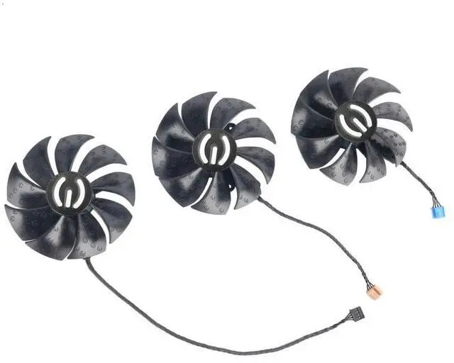 Alt view image 4 of 5 - inRobert PLD09220S12H Graphics Card Fan Replacement for EVGA RTX 3070 3080 TI 3090 FTW3 Ultra GPU Cooling Fan (Fan-C)