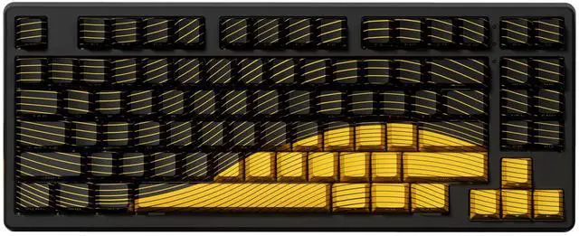 Main image of GMKWTL XVX Topograph Shine Through Keycaps Side Printed, Double Shot PBT Keycap Set, Cherry Profile Dye Sublimation Keycaps Suitable for Cherry Gateron MX Switches Mechanical Keyboard-Only Keycaps