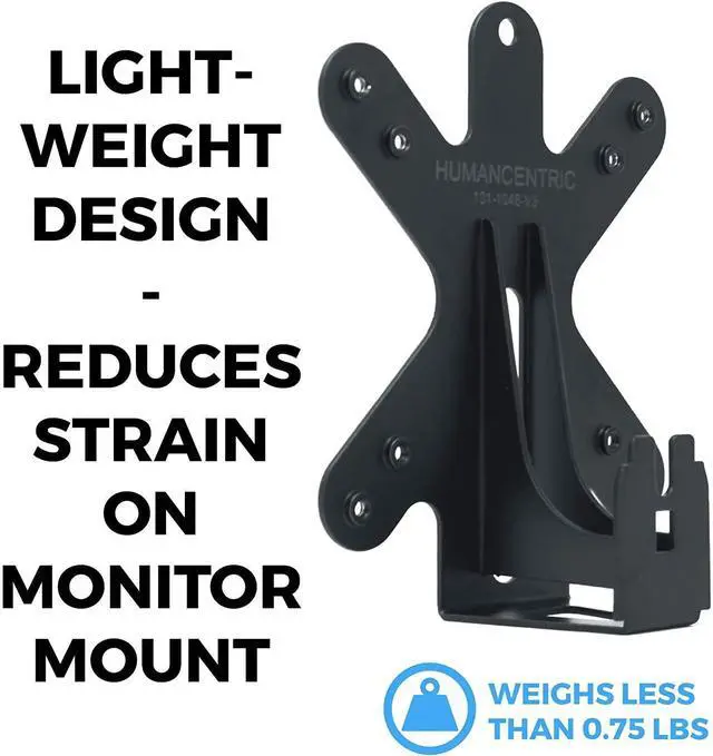 Alt view image 5 of 5 - HumanCentric VESA Mount Adapter Compatible with Dell Monitors S2318H, S2318HN, S2318HX, S2318NX, S2319H, S2319HN, S2218H, S2319NX, S2418HN, S2418HX, S2418NX, S2419H, S2419HN, S2419NX and More