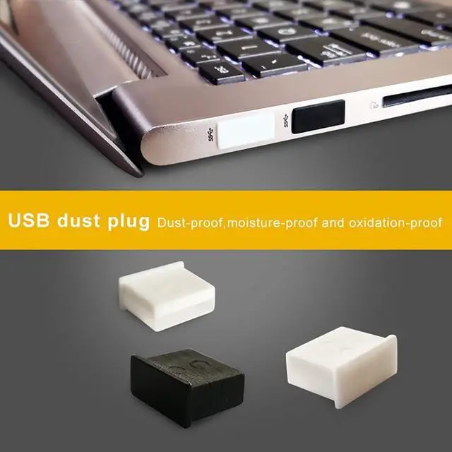 Alt view image 3 of 5 - 100pcs USB 2.0/3.0 Type A Dust Cover Port Protectors Anti-Dust Dirt USB Port Anti-Dust Cover Plugs Protector Stopper Cap for Female Port for TV,Computer,Other Devices (Red)