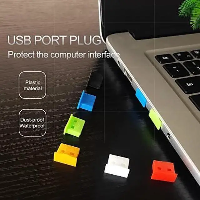 Alt view image 4 of 5 - 100pcs USB 2.0/3.0 Type A Dust Cover Port Protectors Anti-Dust Dirt USB Port Anti-Dust Cover Plugs Protector Stopper Cap for Female Port for TV,Computer,Other Devices (Red)