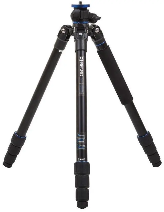 Main image of Benro FGP28A SystemGo Plus Tripod Only, Travel, Aluminum with Monopod, Black