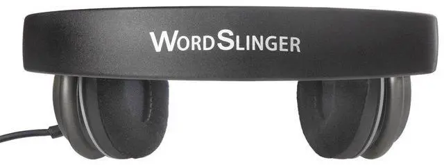 Alt view image 4 of 5 - ECS WordSlinger USB Transcription Headset, 7-Foot Cord, Over-Head Design, Superior Audio Clarity, External Sound Card, Perfect for Medical & Legal Dictation, Comfortable Padded Headband & Ear Cups