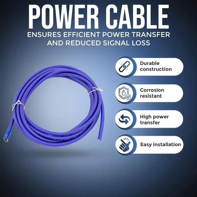 Alt view image 4 of 5 - Elite Audio Entry Series Full Amplifier Install Kit - 2000W Max Power, 4-Gauge Power & Ground, Mini ANL Fuse & Holder, 17ft 2-Ch RCA Cable, 16-Gauge Speaker Wire (Model: EA-OB04G)