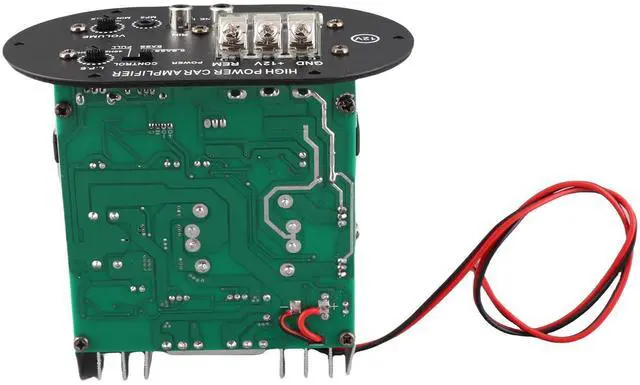 Alt view image 3 of 4 - Car Audio Amplifier Board,120W 12V Pure Full Tone Bass Subwoofer Auto Stereo Speaker Amp, 2?Way Auxiliary Input for Computer Mobile Phone MP3