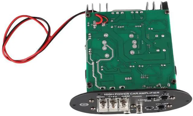 Main image of Car Audio Amplifier Board,120W 12V Pure Full Tone Bass Subwoofer Auto Stereo Speaker Amp, 2?Way Auxiliary Input for Computer Mobile Phone MP3
