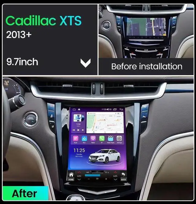 Alt view image 3 of 5 - Car Stereo Radio for Cadillac ATS ATSL XTS CTS SRX