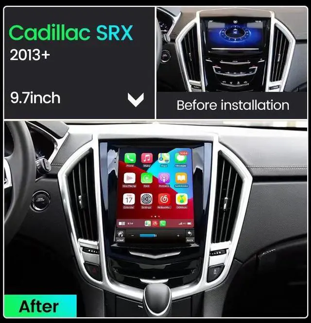 Alt view image 4 of 5 - Car Stereo Radio for Cadillac ATS ATSL XTS CTS SRX