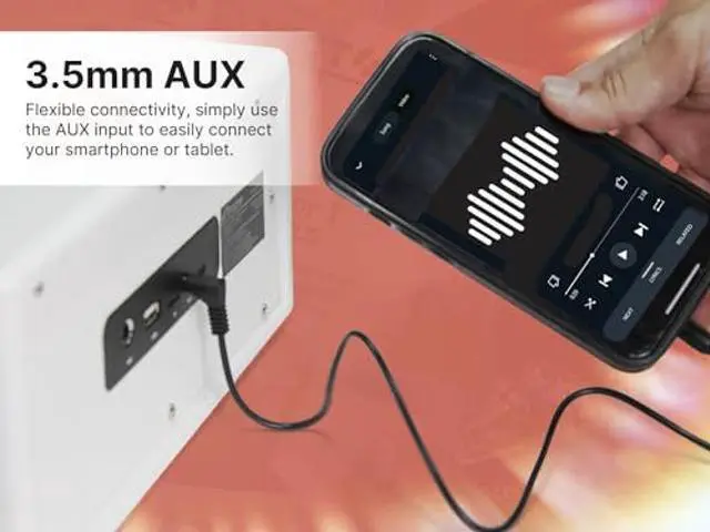 Alt view image 3 of 5 - VICTOR VAS-3003 Portable Bluetooth Speaker with Rechargeable Battery, TWS Pairing, Microphone Input for Karaoke, and Built-in Handle  Perfect for Outdoor Parties, Travel, and Events