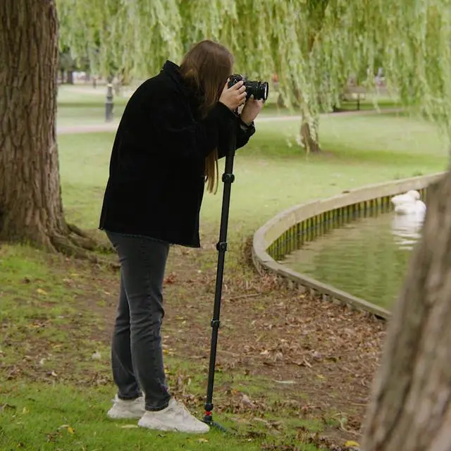 Alt view image 2 of 5 - 3 Legged Thing Legends Alana Carbon Fibre Monopod Kit - Travel-Friendly Camera Monopod for Professional Photographers & Videographers (ALANAKITGREY)