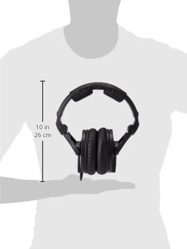 Alt view image 3 of 3 - Sennheiser HD 280 Pro Headphone, Black