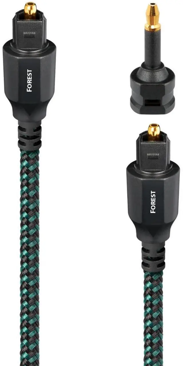 Main image of AudioQuest Forest Toslink Fiber Optic Digital Audio Cable - 2.46 ft. (.75m) Green