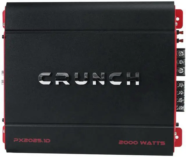 Alt view image 2 of 5 - Crunch PX-2025.1D Power X Series 2,000-Watt-Max Monoblock Class D Amp with Wired Bass Remote