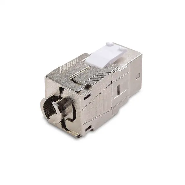 Alt view image 5 of 5 - Cable Matters [UL Listed] 5-Pack 40Gbps Shielded RJ45 Cat 8, Cat8 Keystone Jack for Patch Panel, Wall Plate