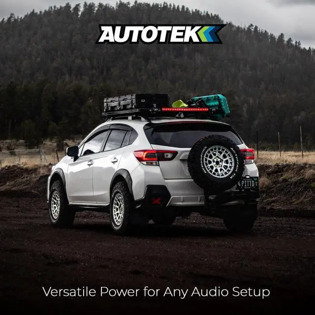 Alt view image 5 of 5 - Autotek Street Machine 2600W 2 Channel Car Audio Amplifier with Bass Knob & Equalizer to Optimize Frequencies for Subwoofers and Full-Range Speakers