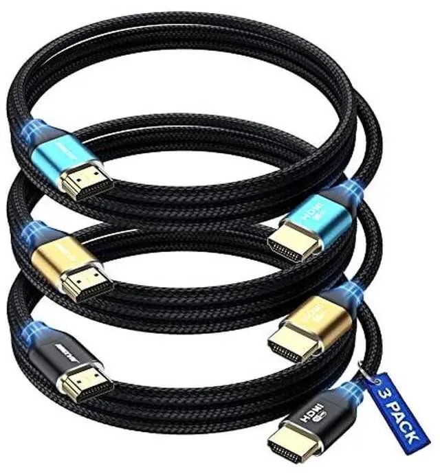 Main image of Maximm 8K HDMI 2.1 Cable - 12ft, Ultra High Speed, 8K 60Hz (3 Pack)