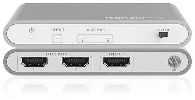 Main image of KanexPro 4K HDMI 1 x 2 Splitter with HDCP2.2, Silver (SP-HD20-1X24K)