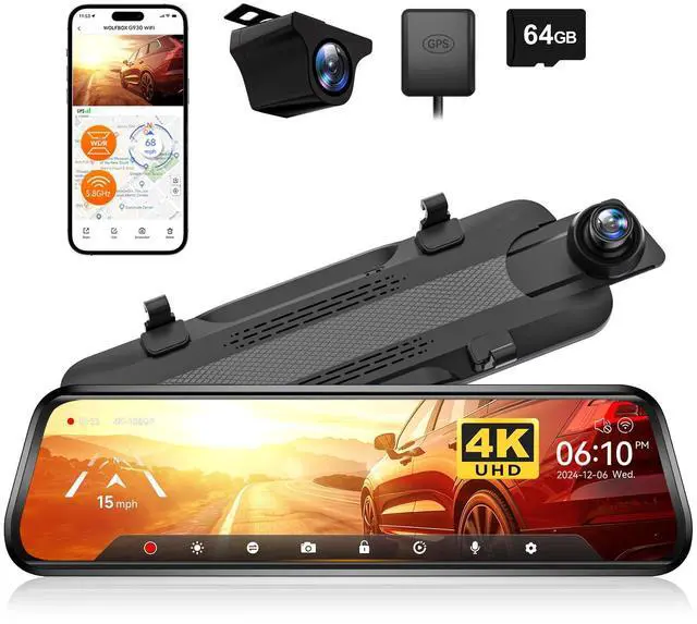 Alt view image 2 of 5 - WOLFBOX G930 & 33Feet Rear Camera Longer Replacement Cable