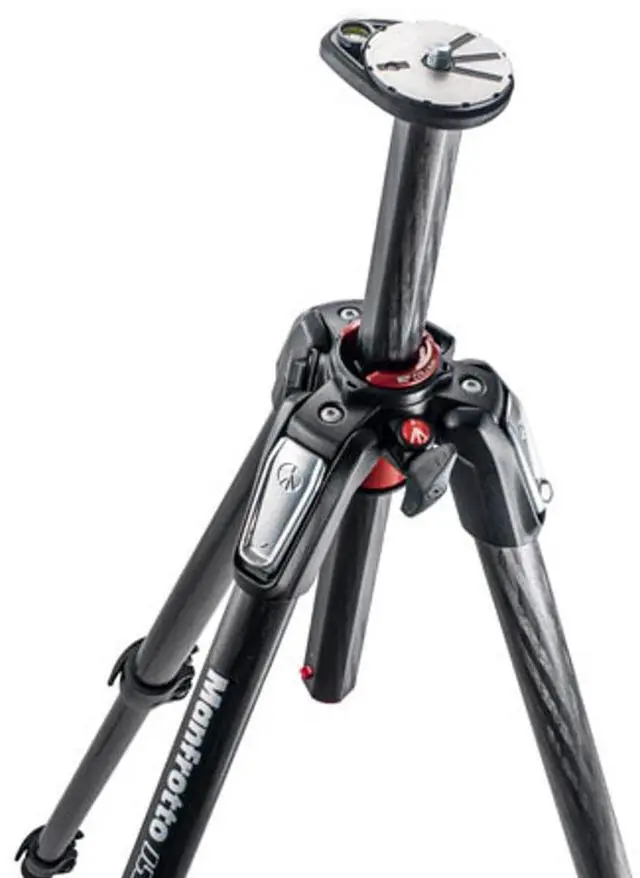 Alt view image 2 of 5 - Manfrotto 055 3-Section Carbon Fiber Tripod with Horizontal Column