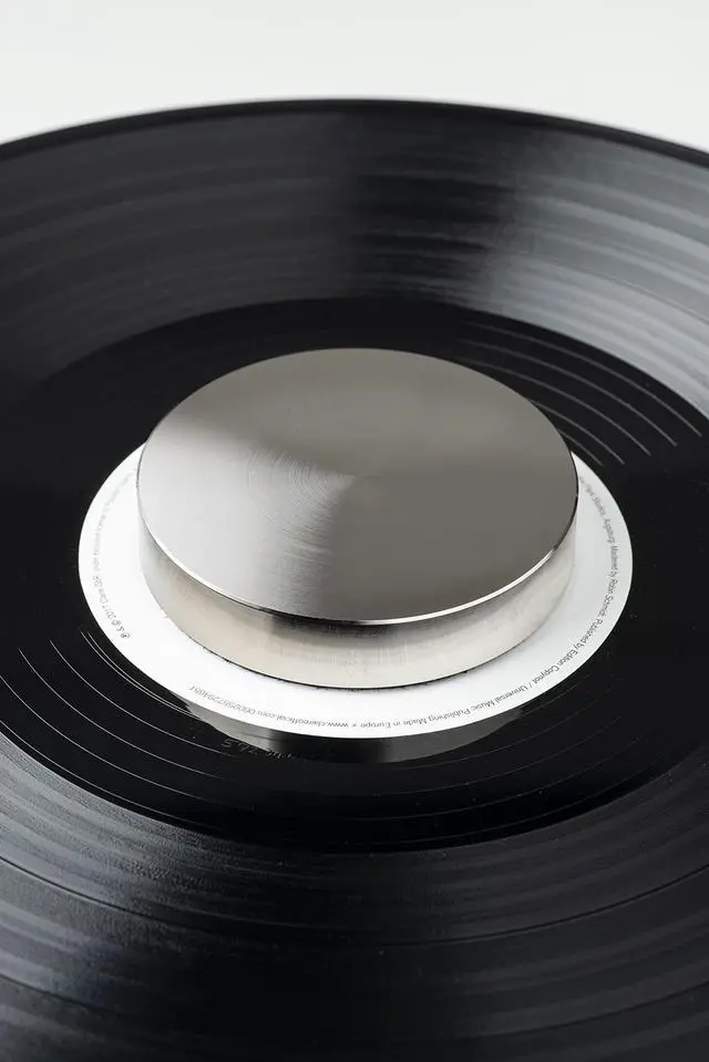 Alt view image 2 of 5 - Pro-Ject Record Puck PRO, Nickel Plated Aluminium Record Puck, Sound Improvement for All Turntables