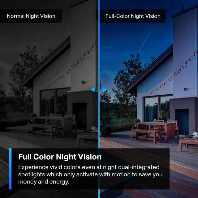 Alt view image 5 of 5 - Tapo TP-Link 2K QHD Security Camera Outdoor Wired, Starlight Sensor for Color Night Vision, Free AI Detection, Built-in Siren, Cloud/SD Card Storage, Works with Alexa & Google Home C320WS