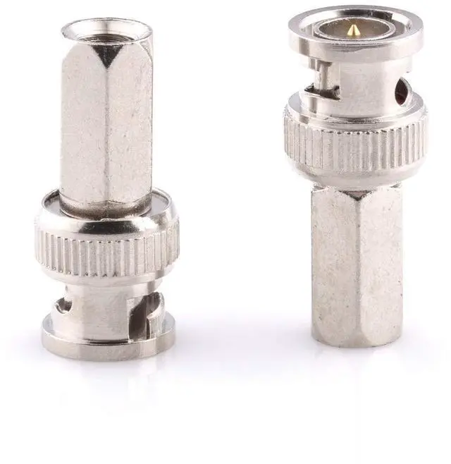 Alt view image 2 of 5 - THE CIMPLE CO RG59 Coaxial Cable Connector, Screw On (Twist On) - SDI, HD-SDI, CCTV, Security, Video Card, Camera, Solderless - RG59 - Pack of 50