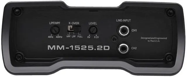 Alt view image 4 of 4 - Autotek MM-1525.2D Mean Machine 1500 Watt Amplifier, Compact Bridgeable, 2 Channel Amplifier
