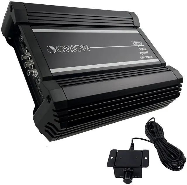 Main image of Orion XTR750.4 High Power Class A/B 4-Channel Amplifier, 750W RMS, 2/4 Ohm Stable, HP/LP Crossover, Bass Boost, MOSFET, Bass Knob, Made in Korea