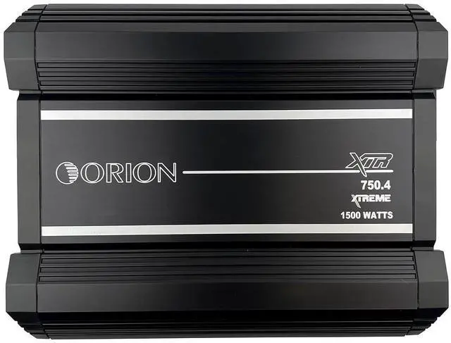 Alt view image 2 of 5 - Orion XTR750.4 High Power Class A/B 4-Channel Amplifier, 750W RMS, 2/4 Ohm Stable, HP/LP Crossover, Bass Boost, MOSFET, Bass Knob, Made in Korea