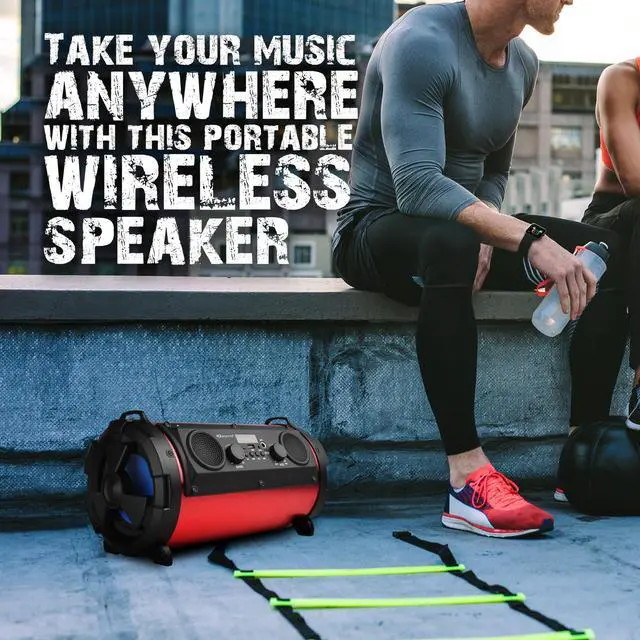 Alt view image 3 of 5 - IQ Sound IQ-1525BT 5"+2" Wireless Bluetooth Speakers Rich Stereo Sound, FM Radio, 16W Output, BT V4.0, USB/SD/AUX/Mic Input, Extra Bass, 10M Range, Rechargeable, Lightweight & Portable