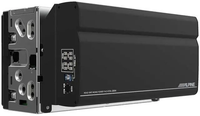Alt view image 4 of 4 - Alpine KTA-200M Mono 400-Watt Power Pack Amplifier