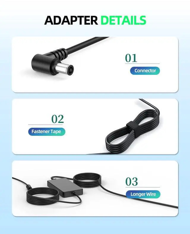 Alt view image 4 of 5 - 230W Power Cord Fit for LG Monitors 27BQ85UV/UQ850V-W 28BQ750/MQ750-C 32BQ85UV/UQ85XV/UQ850V-W/GS95UE-B/GS95UV-W 34GS95QE-B 39GS95QE-B IPS Display Monitor Supply Adapter AC Charger (UL Listed)