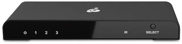 Alt view image 2 of 3 - IOGEAR 3-Port True 4K UltraHD HDMI Switch, Connect and Switch Between 3 HDMI inputs to 1 HDMI Enabled Display or Projector, 4096 x 2160 60Hz, HDMI 2.0 and HDCP 2. GHDSW4K3
