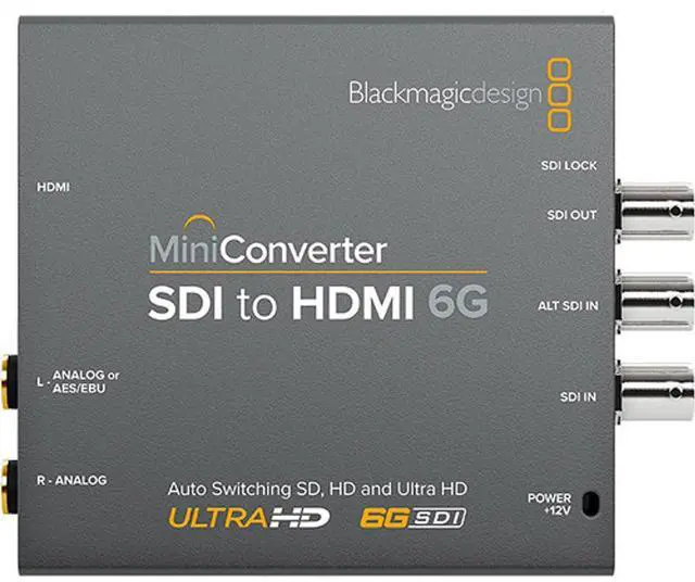 Alt view image 3 of 3 - Blackmagic Design CONVMBSH4K6G Video Converter 4096 x 2160 Pixels