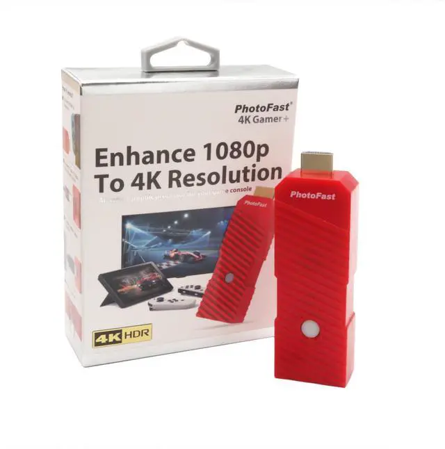 Main image of Mcbazel PhotoFast 4K Gamer+ 1080p to 4R Resolution Adapter for Switch/Switch OLED/WiiU/ PS4/ Chrome Cast/TV