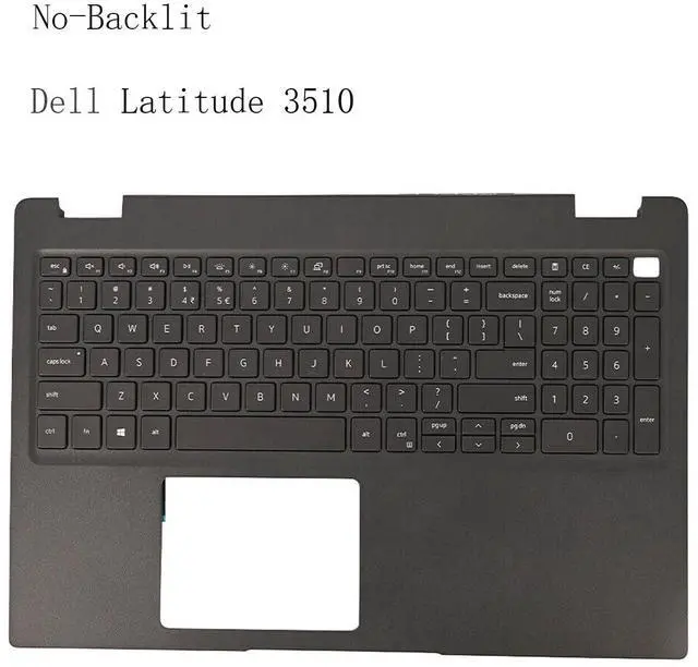 Alt view image 5 of 5 - wzqrps Replacement for Dell Latitude 3510 E3510 Laptop Upper Case Palmrest Non-Backlit Keyboard Assembly Part 0JYG4Y JYG4Y