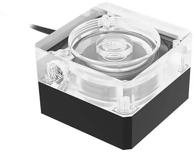 Alt view image 3 of 5 - CPU Water Cooler Pump,Pump for PC Water Cooling Systems-Support PWM -800L/H-G1/4 Threaded Hole